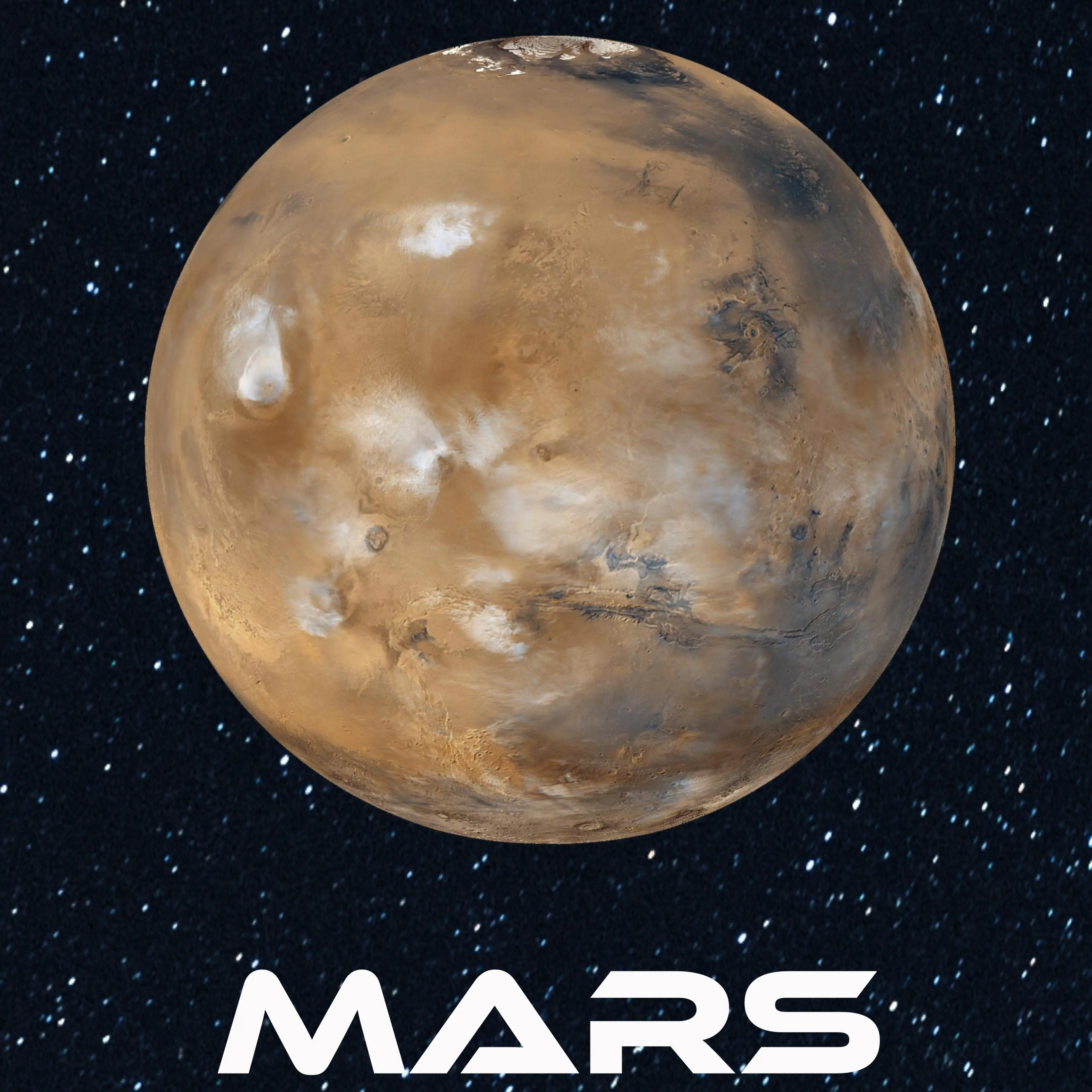 Mars AR marker — scan with your phone camera to see Mars in augmented reality